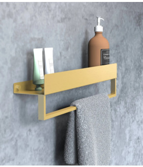 Полка для ванны REA SF01 45 BRUSHED GOLD (REA-06001)