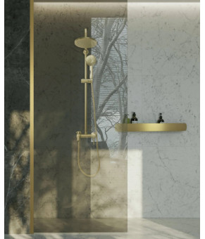 Полка для ванны REA SF03 45 BRUSHED GOLD (REA-06007)