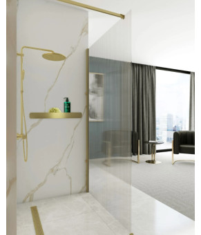 Полка для ванны REA SF03 60 BRUSHED GOLD (REA-06009)