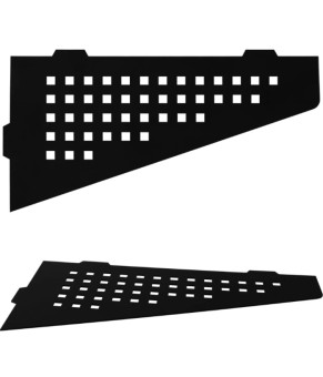 Угловая полка для ванны REA SF05 30 BLACK MATT   (REA-06014)