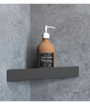 Угловая полка для ванны REA SF07 28 BLACK MATT   (REA-06012)