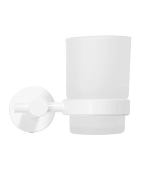 Стакан для зубных щеток REA 322233B WHITE белый  (REA-77091)