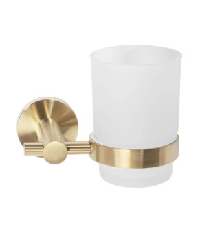 Стакан для зубных щеток REA 322233 BRUSHED GOLD * (REA-77087)