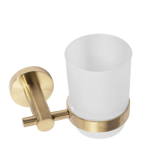 Стакан для зубных щеток REA 322233 BRUSHED GOLD * (REA-77087)