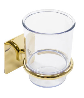 Стакан для зубных щеток REA 322189 GOLD золотой * (REA-77063)