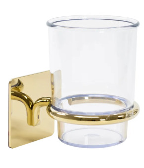 Стакан для зубных щеток REA 322189 GOLD золотой * (REA-77063)