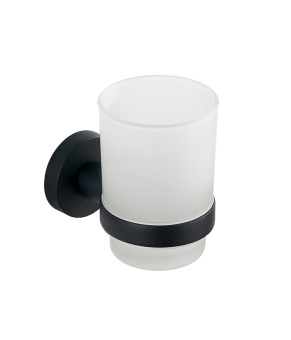 Стакан для зубных щеток VBI URANUS BLACK (VBI-040404BL)