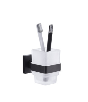 Стакан для зубных щеток VBI JUPITER BLACK (VBI-040604BL)