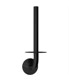 Держатель для туалетной бумаги REA 322220A BLACK черный *  (REA-77102)