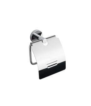 Держатель для туалетной бумаги с крышкой VBI URANUS CHROME (VBI-040413CH)