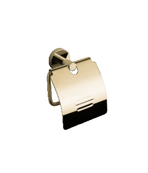 Держатель для туалетной бумаги с крышкой VBI URANUS GOLD (VBI-040413GL)