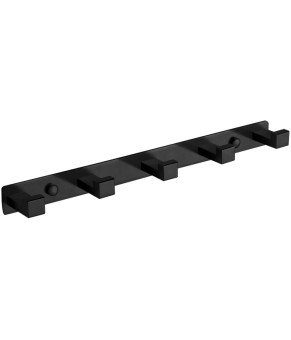 Крючок для полотенец VBI QUADRO BLACK пятерной (VBI-049705BL)