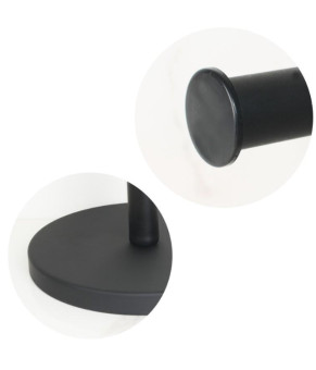 Стойка держатель для туалетной бумаги YOKA SP4 BLACK черная  (P.SP4-BLK)