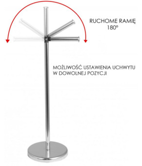 Стойка держатель для туалетной бумаги YOKA SP5 CHROME хром * (P.SP52)