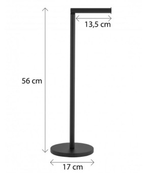 Стойка держатель для туалетной бумаги YOKA P.SP52 BLACK черная * (P.SP52-BLK)