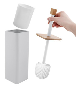Ёршик для унитаза YOKA  AMBA WHITE BAMBOO (PD.AMBA-WHT)