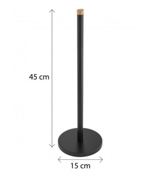 Стойка держатель для туалетной бумаги YOKA SP1 BLACK BAMBOO (P.SP1-BLK-B)