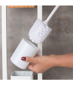 Стойка для ёршика и туалетной бумаги YOKA BARCA WHITE MATT * (PD.BARCA-WHT)