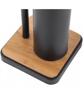 Стойка для ёршика и туалетной бумаги YOKA DYKA BLACK BAMBOO (P.DYKA-BLK)