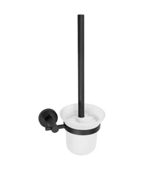Ёршик для унитаза REA 322234C BLACK  (REA-77103)