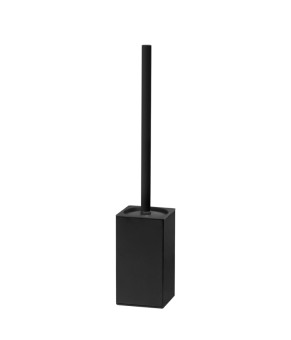 Ёршик для унитаза напольный VBI QUADRO BLACK (VBI-040121BL)