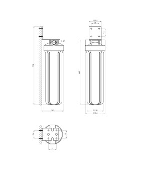 Фільтр магістральний в зборі Titan HB20-B