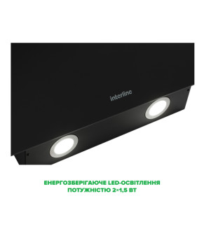 Вытяжка INTERLINE FLY S BL A/60/GL/T