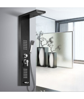 Душевая панель Epelli Mega Shower Square Nero 03