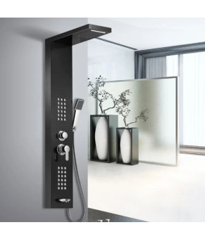 Душевая панель Epelli Mega Shower Square Nero 03