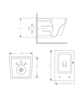 Унітаз підвісний Qtap Crow Ultra Quiet 485×340×290 мм, Matt Black, з сидінням Slim Duroplast/ Soft-close/ Quick Release QT05335171MB