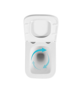 Унітаз підвісний Qtap Gemini Ultra Quiet 485×340×350 мм, White, з сидінням Slim Duroplast / Soft-close / Quick Release QTTAU26W49119