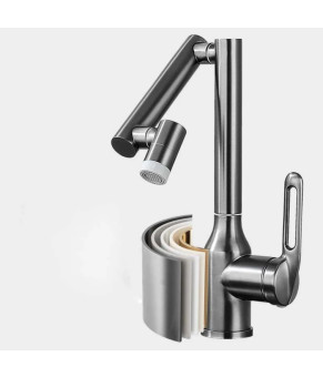 Смеситель для кухни Epelli Robotic mini Grafito, латунь