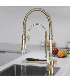 Смеситель для кухни Epelli Art Series Brushed gold