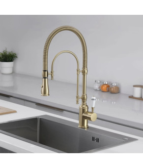 Смеситель для кухни Epelli Art Series Brushed gold