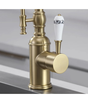Смеситель для кухни Epelli Art Series Brushed gold