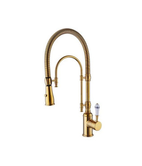 Смеситель для кухни Epelli Art Designo Gold