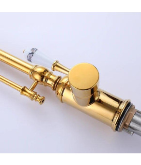 Смеситель для кухни Epelli Art Designo Gold