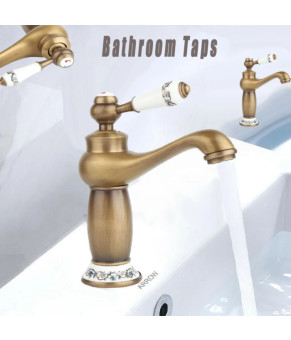 Смеситель для умивальника Epelli Deco Style Retro Bronze