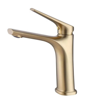 Смеситель для умивальника мат золото Epelli Tremezzo Brushed gold