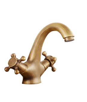 Смеситель для умывальника бронза Epelli Deco Rubinetti Bronze 01