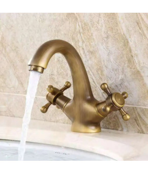 Смеситель для умывальника бронза Epelli Deco Rubinetti Bronze 01