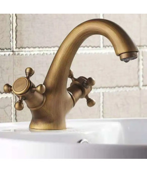 Смеситель для умывальника бронза Epelli Deco Rubinetti Bronze 01
