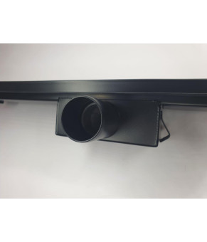 Трап для душа из нержавеющей стали чёрного цвета Epelli Neo Pro 2 in 1 80 cm