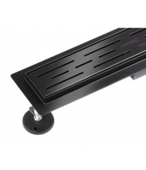 Трап душевой чёрный Epelli Neo Pro Classic 90 cm