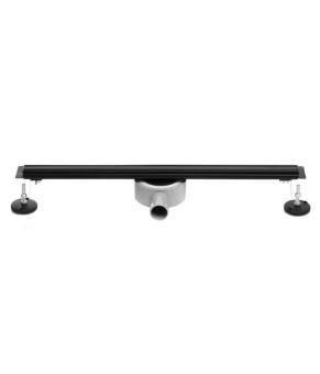 Трап для душа из нержавейки Epelli slim black 100 cm