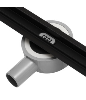 Трап для душа из нержавейки Epelli slim black 100 cm