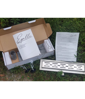 Трап для душу Epelli Classic 40 см з нержавіючої сталі