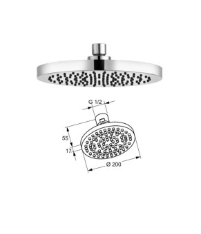Душова система 7 в 1 Pure&Easy (376300565), Kludi