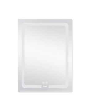 Дзеркало Lidz Kubis 600х800 з LED-підсвічуванням Touch, з антизапотіванням, з димером, рег. яскравості LD78LF9376080 (SD00052336)
