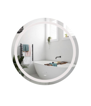 Дзеркало Lidz Aria R800 з LED-підсвічуванням Touch, з антизапотіванням, з димером, рег. яскравості LD78LR800 (SD00052338)